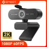 Webcam 2K Streaming Web Camera 1440P EMEET con microfoni Full HD USB PC Camera Live Streaming per