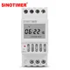 Minimo 1 Secondo Intervallo 7 Giorni Settimanale Programmabile Temporizzatore Digitale Interruttore Orologio Relè di Tempo Controllo Elettronico Illuminazione AC 220V 16A