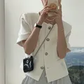 Nuova moda coreana Ins Mini borsa a tracolla per donna borse a tracolla Pu nero argento cerniera