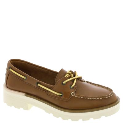 Sperry Top-Sider Chunky Boat 2-Eye - Womens 6 Tan Slip On Medium