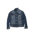 Gymboree Denim Jacket: Blue Solid Jackets & Outerwear - Kids Boy's Size 10