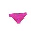 Sunsets Swimsuit Bottoms: Pink Solid Swimwear - Women's Size X-Large