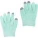 1 Pair Gel Gloves Cracked Gloves Skin Spa Safe Bracelet Softening Gloves Lotion Gloves Overnight Cracked Hands Moisturising Night Cream Feather Yarn