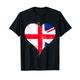 Englische Flagge mit Union Jack I Love England oder England UK T-Shirt