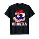 Kroatien Sport Kroatien Flagge Kroatien Pride Sports-Design T-Shirt