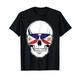 Philippinen Flagge Land Sugar Skull Filipino Wurzeln Kinder T-Shirt
