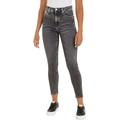 Calvin Klein Jeans Damen Jeans High Rise Super Skinny Ankle Super Skinny Fit, Grau (Denim Grey), 28W