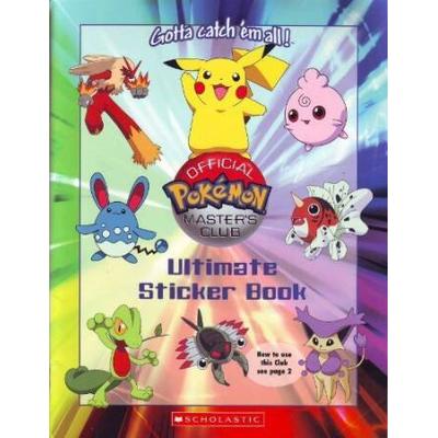 Official Pokemon Masters Club Ultimate Sticker Book