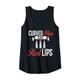 Damen Lippenstift Rot Beauty Kosmetik Lippen Make Up Tank Top