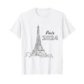 Paris 2024 Frankreich International Elite Athlete Sporting Event T-Shirt