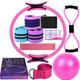 Yoga Fitness Eleven Piece Set with Ribbon Latex Silk Hip Ring Latex Elastic Ring Yoga Ball Stretching Band Pilates