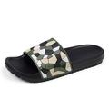 Men's Slippers Flip-Flops Plus Size Outdoor Slippers Slides Casual Beach Home Daily PVC Breathable Slip Resistant Loafer Black Blue Green Summer Spring