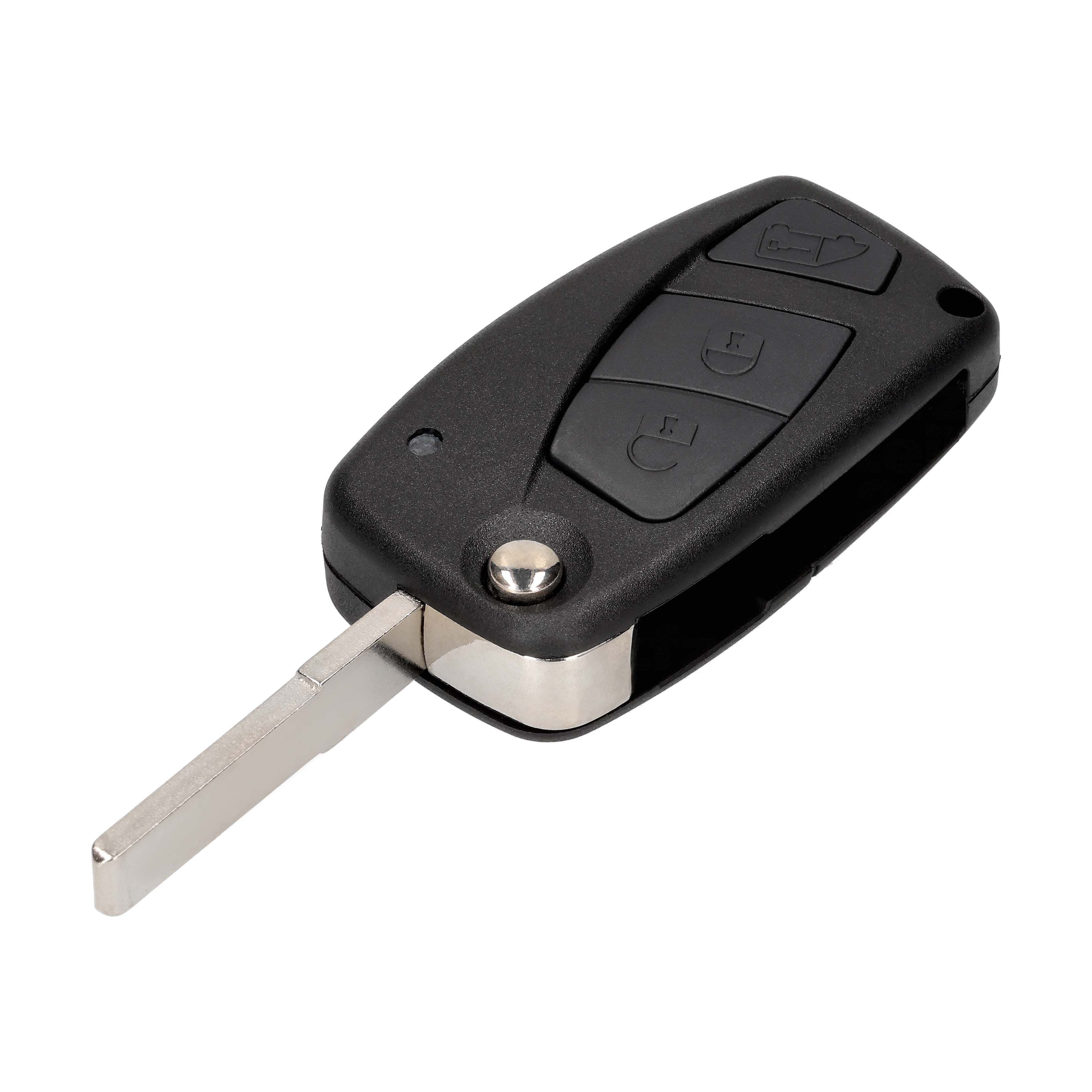 f.becker Handsendergehäuse, Zentralverriegelung Gehäuse, Autoschlüssel Zentralverriegelung,Gehäuse, für FIAT 0071736351 71736351 71748756 18010024 Image