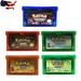 5 Styles Fan Advance Gameboy Cartridge Game Card For NDSL/GBC/GBM/GBA