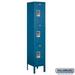 Salsbury 12 in. x 5 ft. x 12 in. 1 Wide Triple Tier Standard Metal Locker - Blue - Unassembled