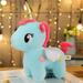 10/20cm Soft Unicorn Plush Toy Baby Kids Appease Sleeping Pillow Doll Animal Stuffed Plush Toy Birthday Gifts for Girls Children 10cm Blue