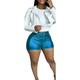 EHQJNJ Womens Bike Shorts with Pockets Women s Ripped High Waisted Denim Shorts Stretchy Jean Shorts Low Rise Jean Shorts Womens Shorts Plus Size Pull On