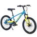 20 Kids Bike for Girls and Boys Bycicle for 7-10 Years Old Mountain Bike with Disc Brake 85% Pre-assembled Blue