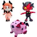 Hazbin Hotel Plush Alastor Toy Doll Fizzarolli Plush Kids Figure Stuffed Animal Animal Millie Plush Pillow for Boys and Girls (Animal Millie Plush)