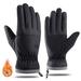 Winter Snow Ski Gloves for Men Women Warm Waterproof Skiing Gloves Touchscreen Snowboard Glove gray