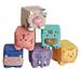 Stackable Blocks Toy 6pcs Stackable Blocks Toy Kids Building Blocks Toy Kids Early Educational Toy