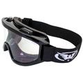 Windshield Padded Goggles Clear Lenses Fits Over Most Glasses 2mm Thick Pc Lens Anti-fog Coating Great for Paintball
