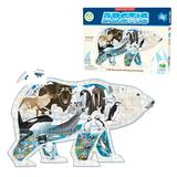 The Learning Journey Wildlife World Puzzle - Arctic 200 Piece Shaped Puzzle | Educational Puzzle for Kids 5-12 | Fun Jigsaw Puzzle for Girls & Boys | Award Winning Educational Toys