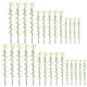 60 Pcs Mini Imitation Bamboo Fake Plant Miniature Decor Faux Plants Artificial Ornament