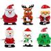 Christmas Wind-up Toy Gift Gifts for Stocking Stuffers Toys Kids Party Favors 6 Pcs