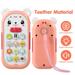 Toys for Toddlers Phone Children s Mobile Telephone Appease Pink Abs Baby