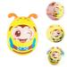 Cartoon Tumbler Toy Toddler Cartoon Bee Tumbler Toy Built-in Bell Music Tumbler Educational Toy