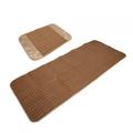 Tebru Summer Sleeping Mat Cooling Sleeping Pad Foldable Rattan Summer Sleeping Mat Cool Pad Cooling Bed Cusion for Home School Dormitory