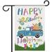 Happy Easter Rabbit Bunny Gnomes Gard Flag 12x18h Double Sided Welcome Pees Easter Eggs Flag Easter Farmhouse r