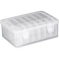 1 Set Mini Storage Case with Lids Plastic Storage Bins with Lids Bead Storage Containers Earplugs Storage Container Beads Organizer Case Bead Organizers and Storage Jewelry Pp Ring