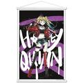 DC Comics Harley Quinn Anime - Bat Wall Poster with Magnetic Frame 22.375 x 34