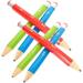 6pcs Big Pencils Kids Wooden Pencils Giant Pencils Students Stationary(Random Color)