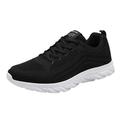 GHSOHS Mens Shoes Casual Sneakers for Men Breathable Running Shoes Men s Fashion Sneakers Mesh Mountaineering Tennis Shoes Lace up Breathable Soft Bottom Sneakers Sports Running Shoes Size 45