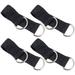 4 Pcs Safety Harness Suspend Fitness Equipment Pull up Workout Supplies Ribbon Tool Sport Metal