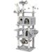 67 H Multi-Level Cat Tree Cat Tower with Condos Cat Supplies Cat Climbing Frame Cat Toys So That Cats Can Play Happily At Home