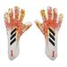 Football Goalkeeper Gloves Breathable Full Latex Football Gloves Thickened Goalkeeper Gloves(white Orange)-9