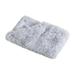 CUSSE Reversible Dog Bed Mat with Plush - Soft Warm Pet Cushion Multipurpose Washable Sleeping Mattress Bed for Small Medium Large Dog and Cat Gray 14.1 x19.6