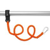 GOGHOST Kayak Paddle Leash Kayak Rod Leash Kayak Paddle Lanyard Stretchable Coiled Lanyard Leash Kayak Fishing Accessories for Kayak and Paddles (Orange -1 Pack)