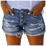 EHQJNJ Female White Jean Shorts Womens Fashion Distressed Tassel Denim Shorts with Straight Jeans Shorts Petite Short Pants for Women Compression Shorts Swim Trunks Camo