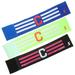 Football Match Captain Armband Armbands For Nylon Baseball Accessories Athletic Gear Team Wristband 3 Pcs