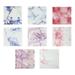 8pcs Universal Infusible Transfer Ink Sheets Sublimation Sheets Watercolor Transfer Sheets