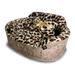 Dog Mattress Leopard Princess Cat Dog Bed Pet Bed for Dogs Houses and Habitats Cushion Supplies Things Mat Products Home Garden