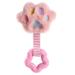 TINYSOME Dog Teether Squeaky Dog Toy Dog Squeaky Toy Plush Stuffed Dog Toy Dog Chew Toy