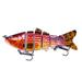 Fishing Lures for Freshwater and Saltwater Lifelike Swimbait for Bass Trout Crappie Walleye Slow Sinking Bass Fishing Lure Amazing Fishing Gifts for Men Must-Have Family Fishing Gear