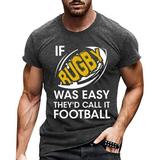 YUHAOTIN T Shirts for Men Graphic Vintage Beer American Football Fans Sports Gift Short Sleeve T Shirt Vintage Rugby Player Sports Retro Men Boys Rugby Pullover Mens Graphic T-Shirts Vintage Baseball