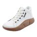 GYUJNB Womens High Top Sneakers Platform Running Shoes Non Slip Walking Athletic Tennis Shoes for Women Ankle Boots Size 8